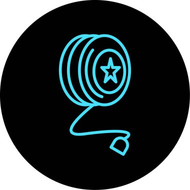 Vektör konumu simge illüstrasyonu