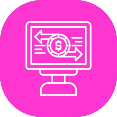 seo modern simgesinin vektör illüstrasyonu