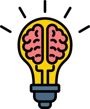 Tamamlanmış yaratıcı yaratıcılık simgesi - özet biçimi