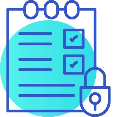 kontrol listesi, web simgesi basit vektör