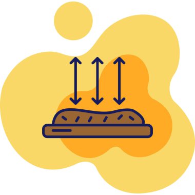 Çikolata. Web simgesi basit illüstrasyon