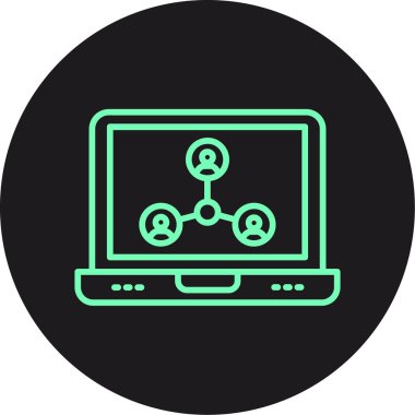 seo modern simgesinin vektör illüstrasyonu