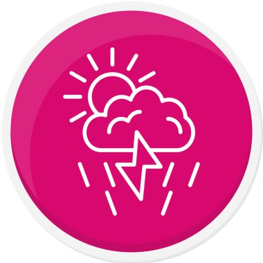 Fırtına bulutunun vektör çizimi