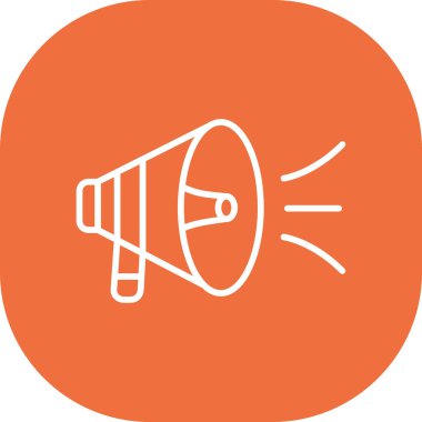 megafonun vektör illüstrasyonu