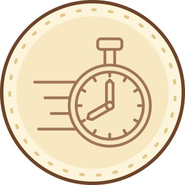 Modern b 'nin vektör gösterimi simgesiz saat