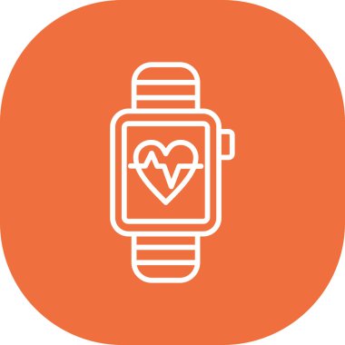 Akıllı saat. Basit resimleme