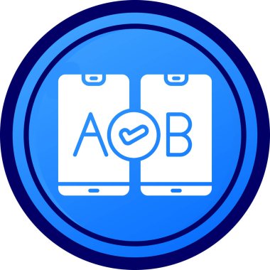 Benzersiz cep telefonu vektör simgesi