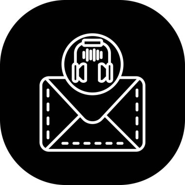 posta vektör düz simgesi