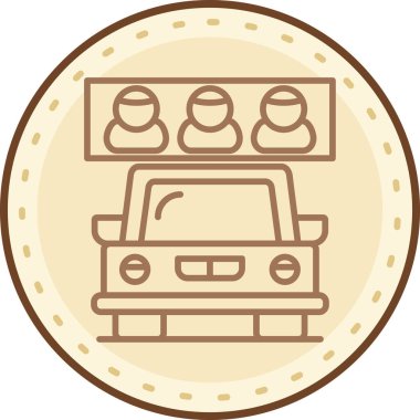 seo modern simgesinin vektör illüstrasyonu