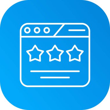 derecelendirme vektörü renk simgesi