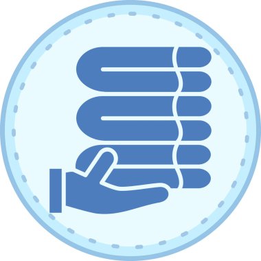 el sıkışma vektör çizim