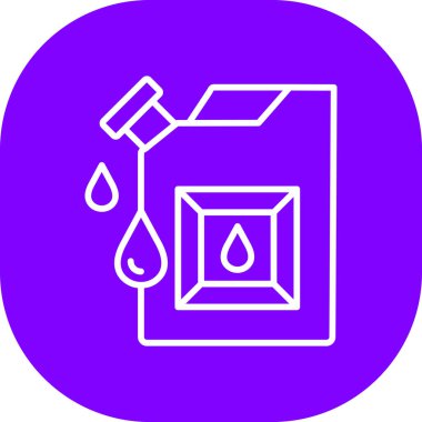 yağ ikonu vektör illüstrasyonu