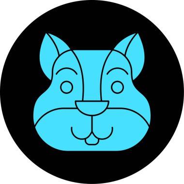 Çizgi film köpeğinin vektör çizimi