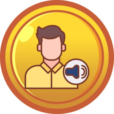 Bir kahve simgesinin vektör çizimi