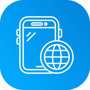 Vektör Mobil simge illüstrasyonu