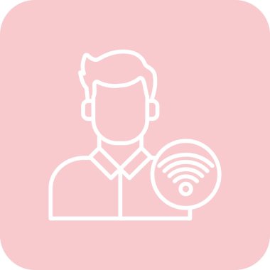 wifi simgesi vektör illüstrasyonu