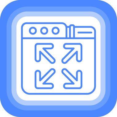 okun yön bulma simgesi - taslak biçimi