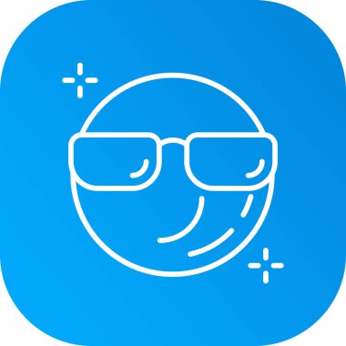 beyaz arkaplanda izole edilmiş çizgi gözlükleri ve gözlük simgesi. Renkli taslak konsepti. vektör