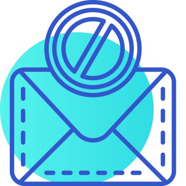 Zarf. Web simgesi basit illüstrasyon