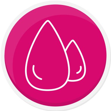 Bırak. Web simgesi basit illüstrasyon