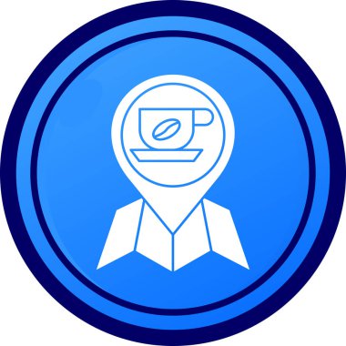 kahve fincanı ikonu vektör illüstrasyonu