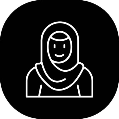 vektör içinde müslüman simgesi