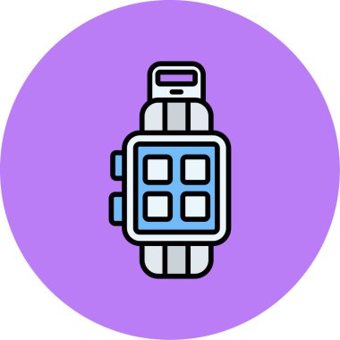 smartwatch simge vektör çizimi