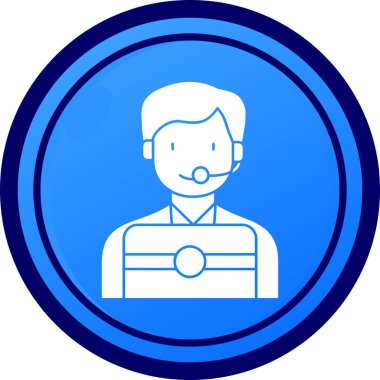 Doktor. Web simgesi basit tasarım