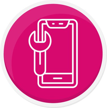 Modern simgenin vektör illüstrasyonu