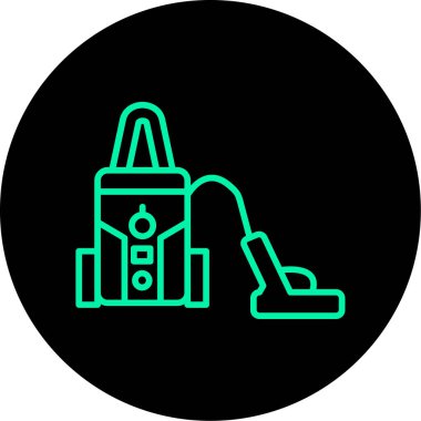 Bir bina simgesinin vektör illüstrasyonu