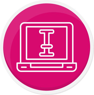 bilgisayar simgesi, vektör illüstrasyonu