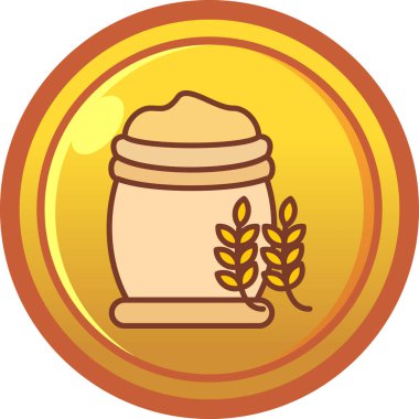 Bir kavanoz kahve ve fincanın vektör çizimi