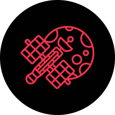 Bir hediye simgesinin vektör illüstrasyonu