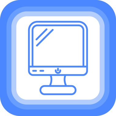 dizüstü bilgisayar simgesi, vektör illüstrasyonu