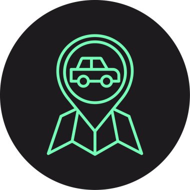 Vektör araba simge tasarlamak