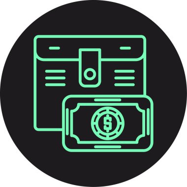 Bir kamera simgesinin vektör illüstrasyonu