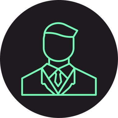 İş simgesinin vektör illüstrasyonu