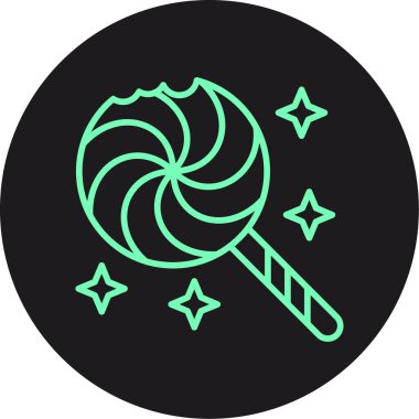 Çizgi film simgesinin vektör çizimi