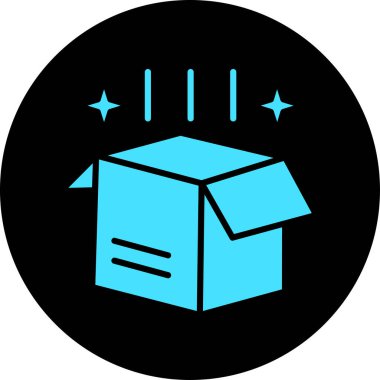 Kutu Simgesinin Vektör illüstrasyonu