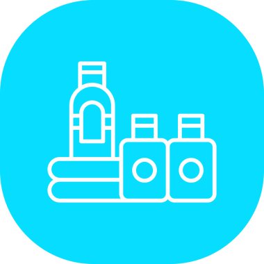 yağ şişelerinin vektör simgesi