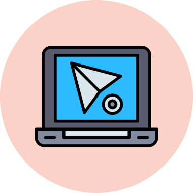 e- posta ileti vektörü simgesi