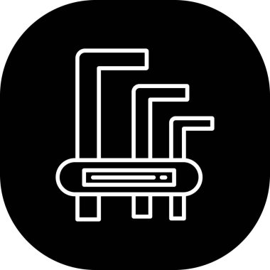 Tek bir simgenin vektör illüstrasyonu