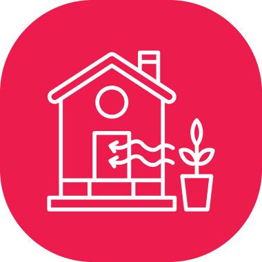 Ev. Web simgesi basit illüstrasyon