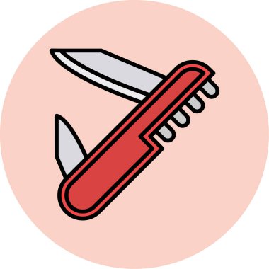 Bıçağın vektör simgesi