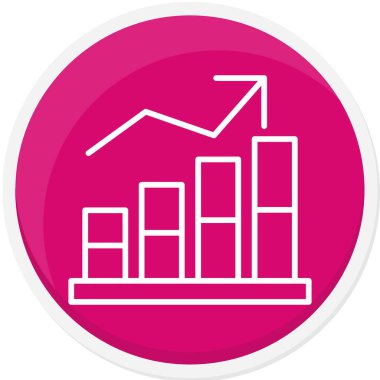 İş grafiği vektör illüstrasyonu.