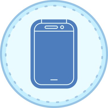 Akıllı telefon simgesinin vektör illüstrasyonu