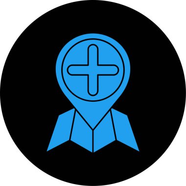 Bir çapraz simgenin vektör illüstrasyonu