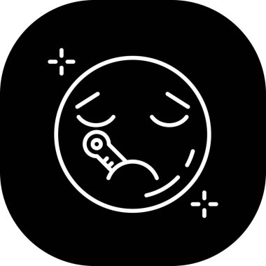 Bir tabletin modern simgesinin vektör illüstrasyonu