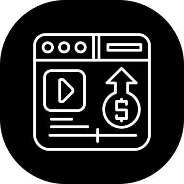 Projeniz için vektör dolar simgesi