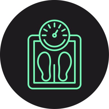 Bir kadın simgesinin vektör illüstrasyonu